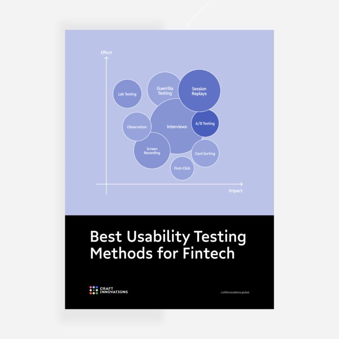 Usability Testing Methods for Fintech: 20 fintech-specific use cases - whitepaper cover