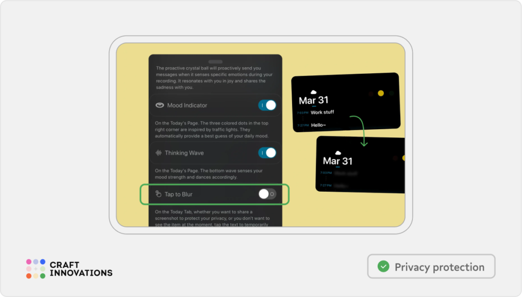 Controllability. Usability Principles by Craft Innovations - 3.1.3. Maximum Freedom and Flexibility of Actions (Lifelight)