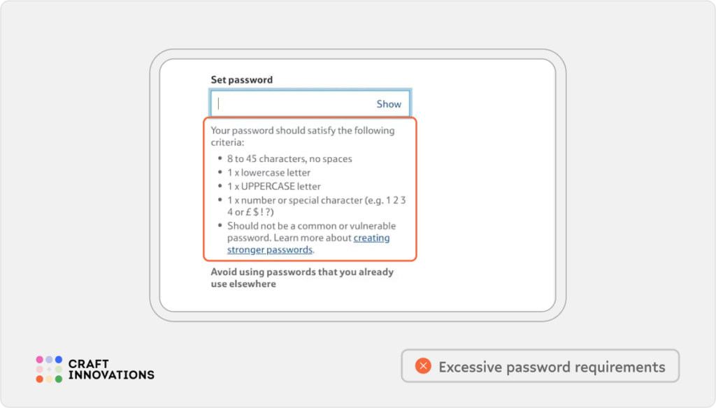 Controllability. Usability Principles by Craft Innovations - 3.2.1. Error Prevention (Tesco)