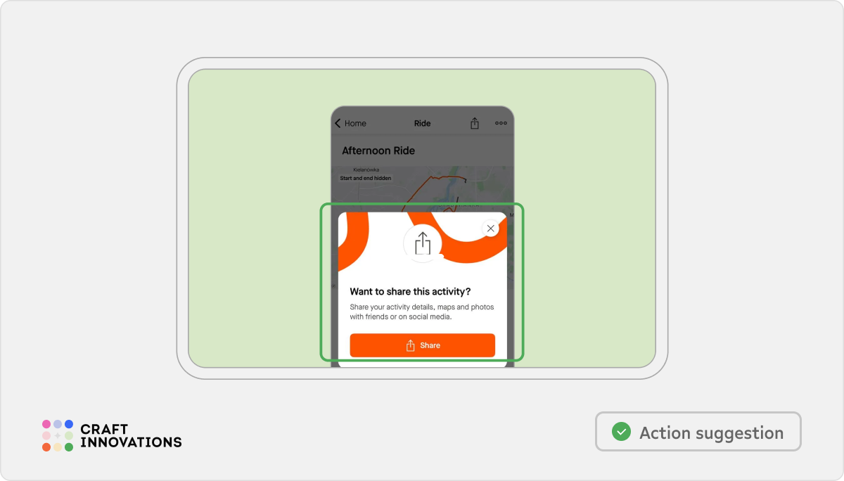User Engagement. Usability Principles by Craft Innovations - 4.2. Accelerators (Strava Example)