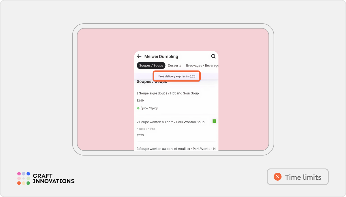 User Engagement. Usability Principles by Craft Innovations - 4.5. Contextual Relevance and Ethics (UberEats Example)