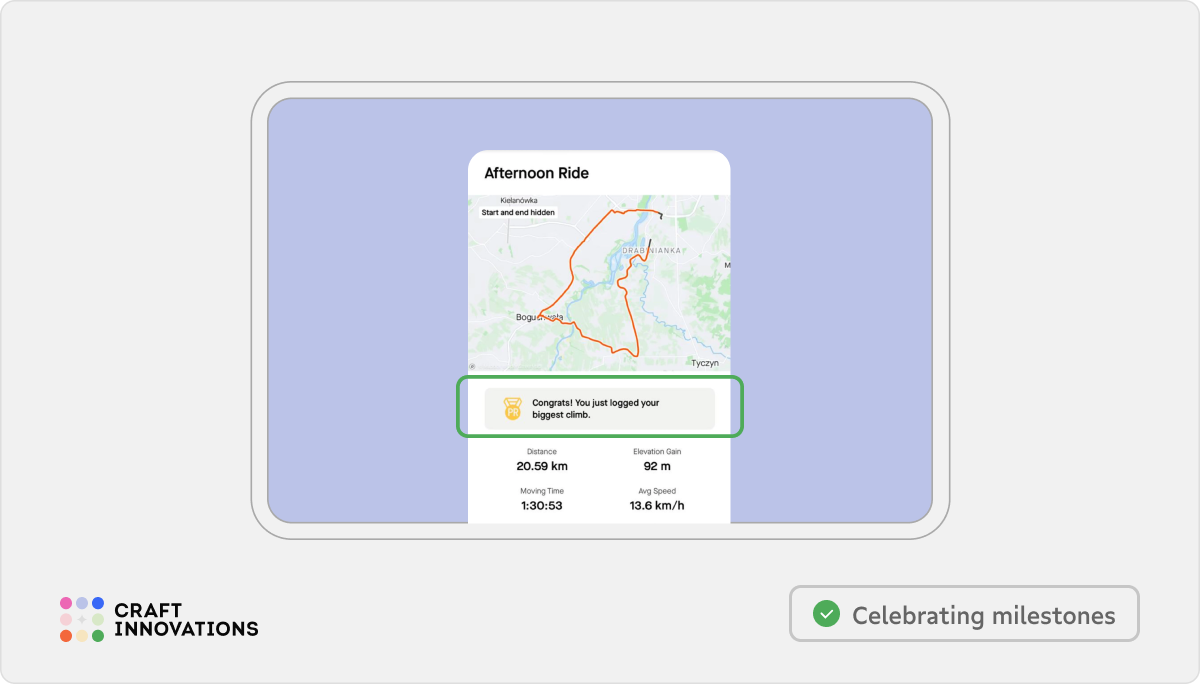 User Engagement. Usability Principles by Craft Innovations - 4.3. Personalization and Gamification (Strava Example)