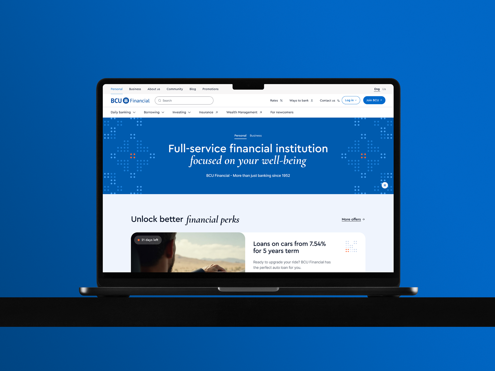 BCU Financial Credit Union Redesign Case Study - results 1