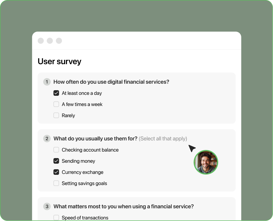 customer research services – deliverables