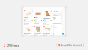 Unusual filter placement: Epicentr