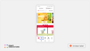 Unclear label: KFC Polska, food delivery app