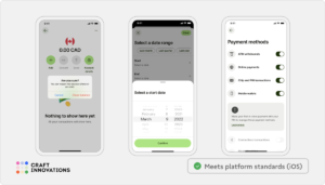 Meets platform standards (iOS): Revolut, financial app
