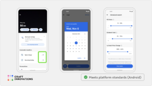 Meets platform standards (Android)