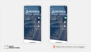 Radio-like buttons act as toggles