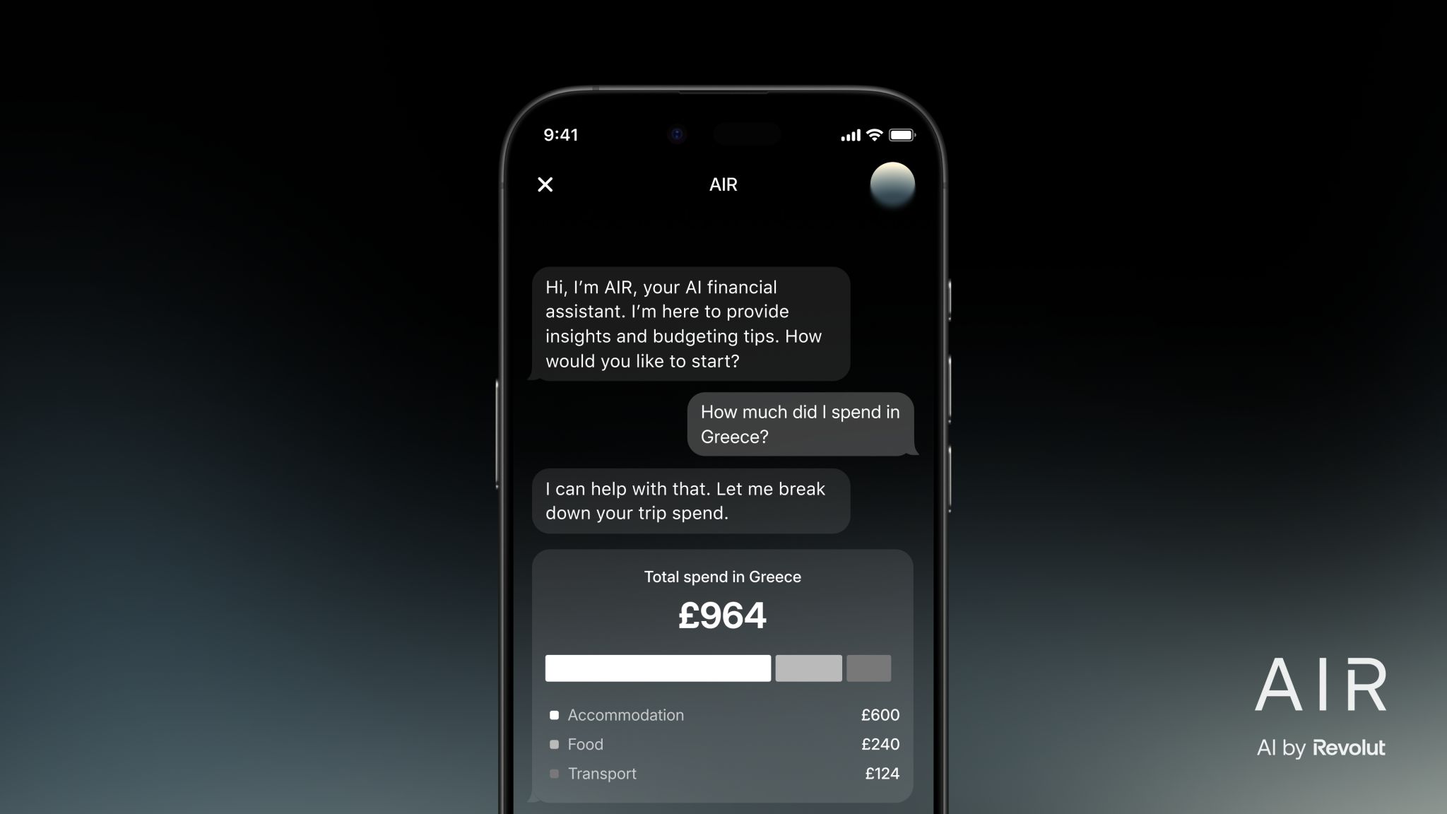 Revolut AIR intro image